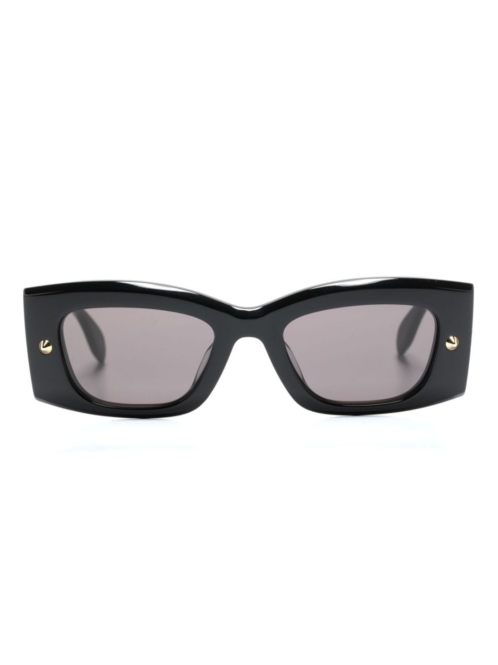 Alexander McQueen Spike Stud Sunglasses — Black