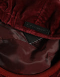 Dolce & Gabbana HAT10036 Cotton Velvet Newsboy Cap — Red