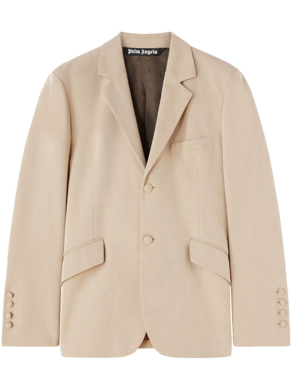 Palm Angels Viscose Blazer — Beige
