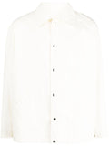 Jil Sander Logo Cotton Jacket — White