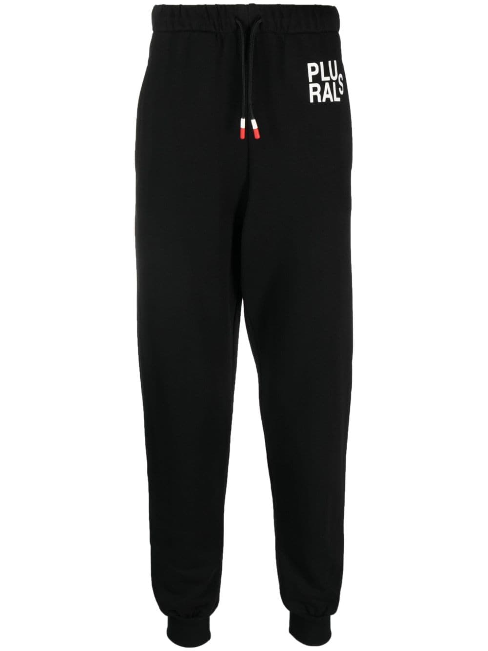 Peuterey Logo-Print Cotton Joggers — Black