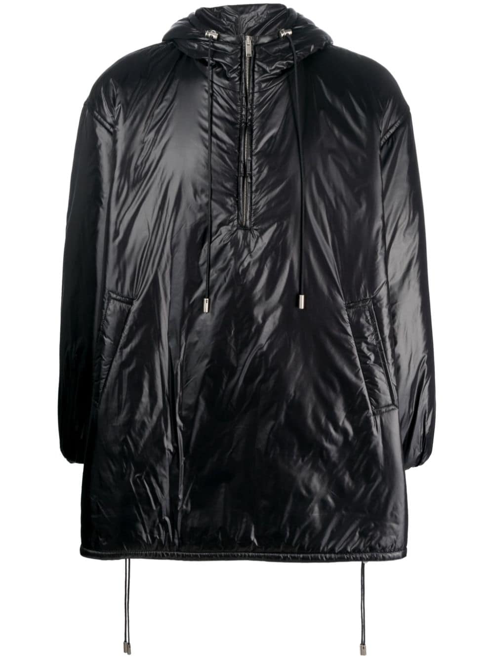 Saint Laurent Cassandre Coat — Black