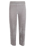 Avenue Montaigne Corduroy Cropped Trousers — Gray
