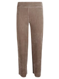 Avenue Montaigne Ribbed Corduroy Trousers — Beige