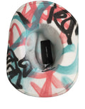 Dolce & Gabbana HAT10090 Graffiti-Printed Virgin Wool Fedora — White