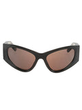 Balenciaga Cat-Eye Sunglasses — Black