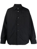 Ambush Gingham-Check Padded Cotton Blend Jacket — Black