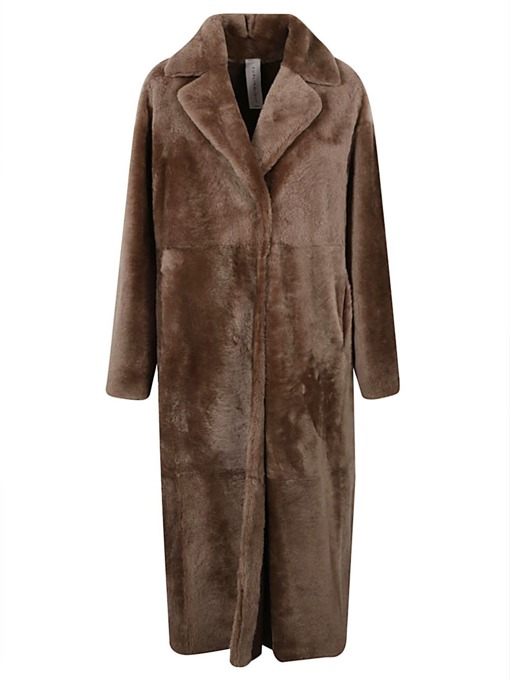 Furling By Giani Velvet Coat — Taupe