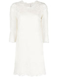 Ermanno Scervino Guipure Lace Dress — White