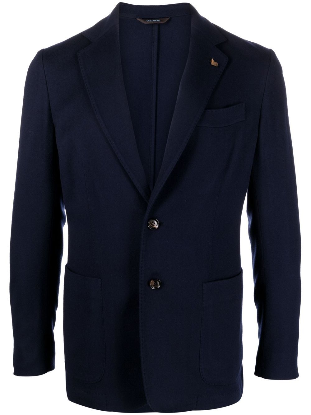 Colombo Wool Blazer — Navy