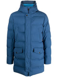 Kired Feather Down Padded Down Jacket — Blue