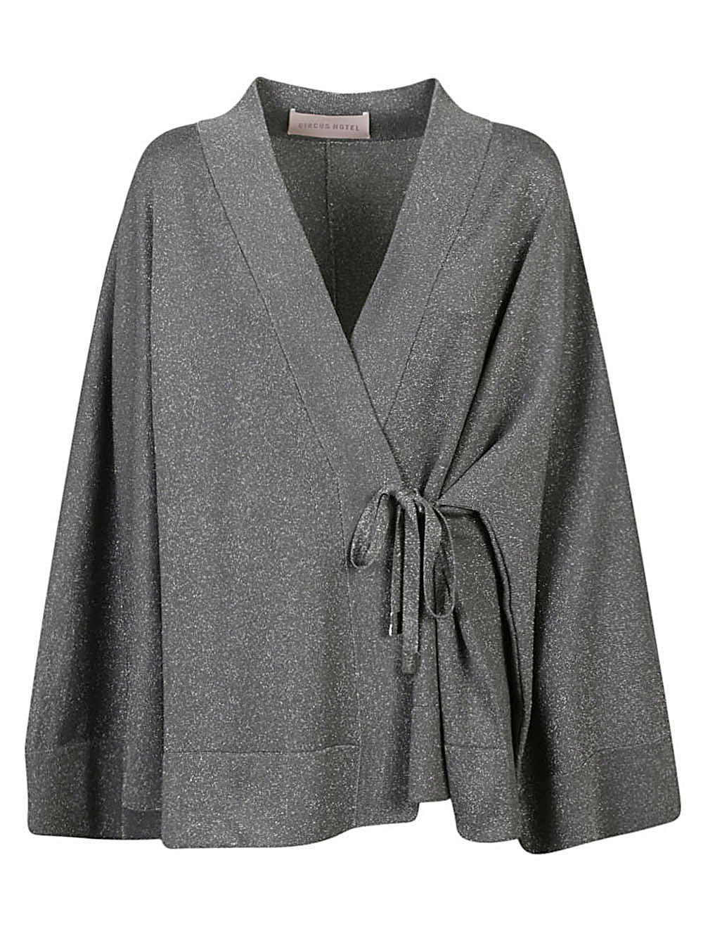Circus Hotel Viscose Wrap Kimono — Gray
