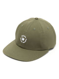 Palmes Embroidered Logo Baseball Cap — Olive Green