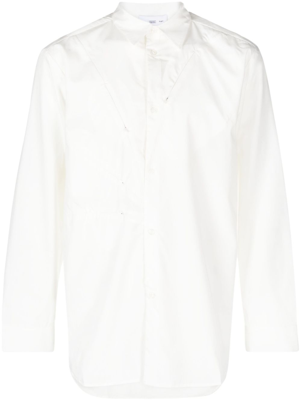 Post Archive Faction Semi-Sheer Poplin Shirt — White