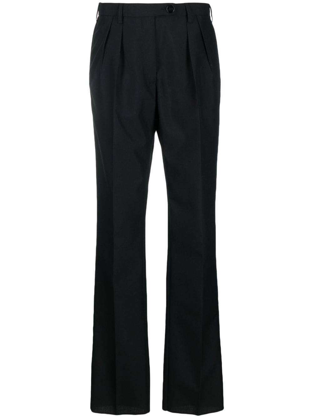 Gabriele Pasini Wool Blend Trousers — Black