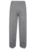 Circus Hotel Wide-Leg Viscose Trousers — Grey