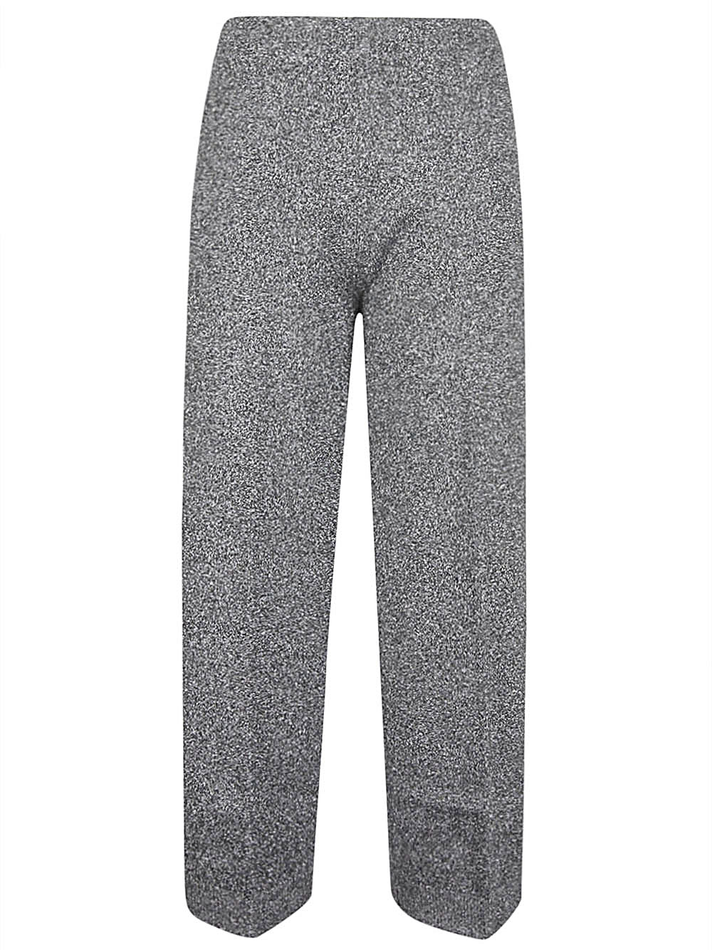 Circus Hotel Wide-Leg Viscose Trousers — Grey