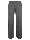Pantalones de viscosa de pernera ancha Circus Hotel — Gris