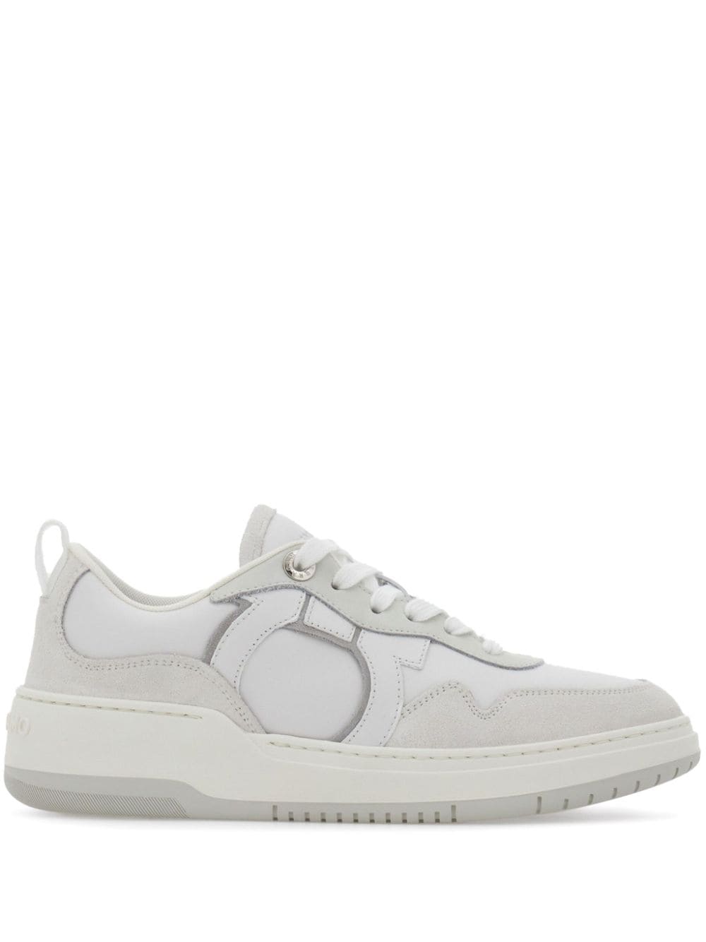 Ferragamo Gancini Sneaker — White