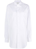 Maison Margiela Longline Poplin Shirt — White