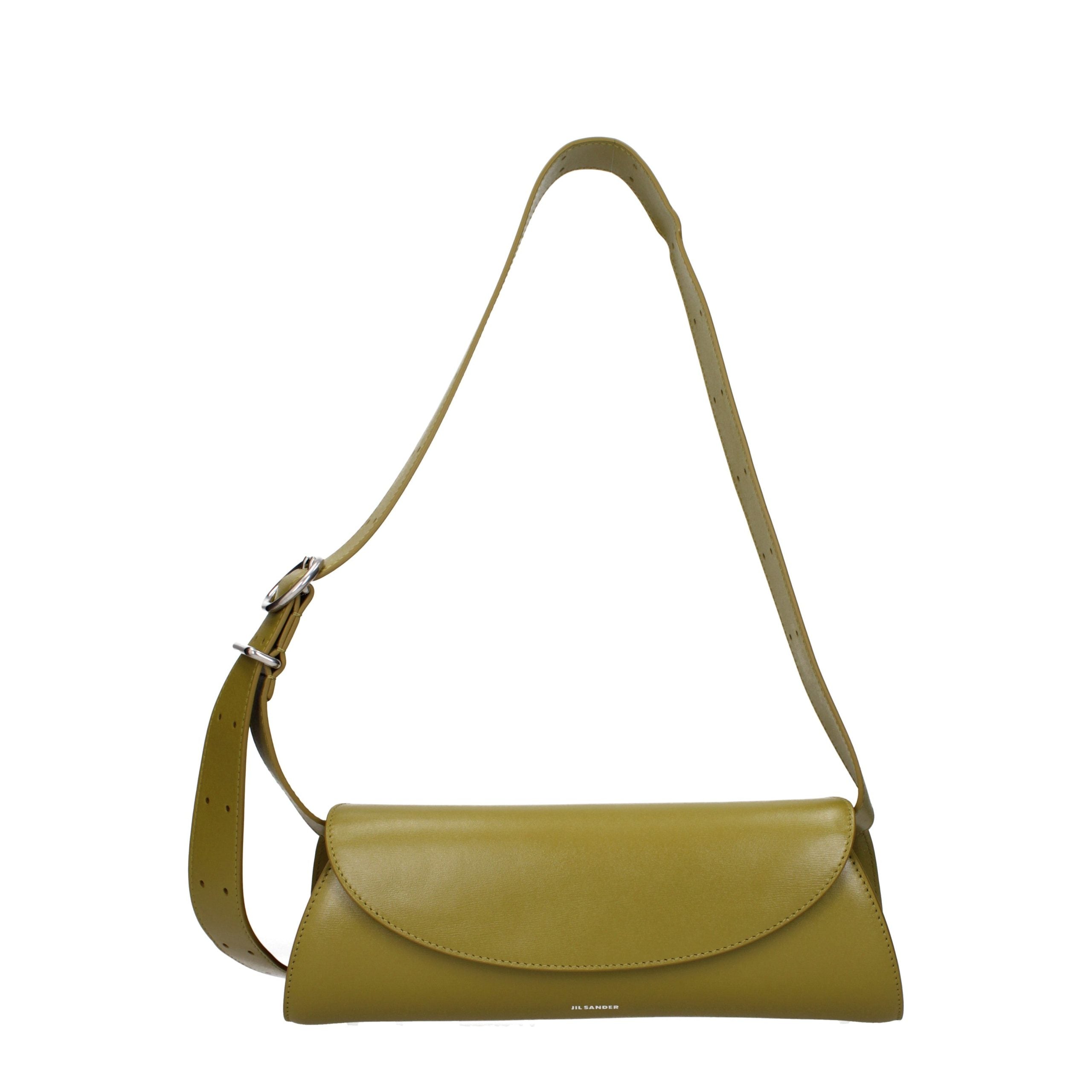 Bolso cruzado de cuero Jil Sander - Verde