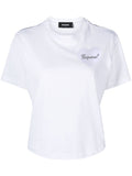 Dsquared2 Heart Logo Cotton Jersey T-shirt — White