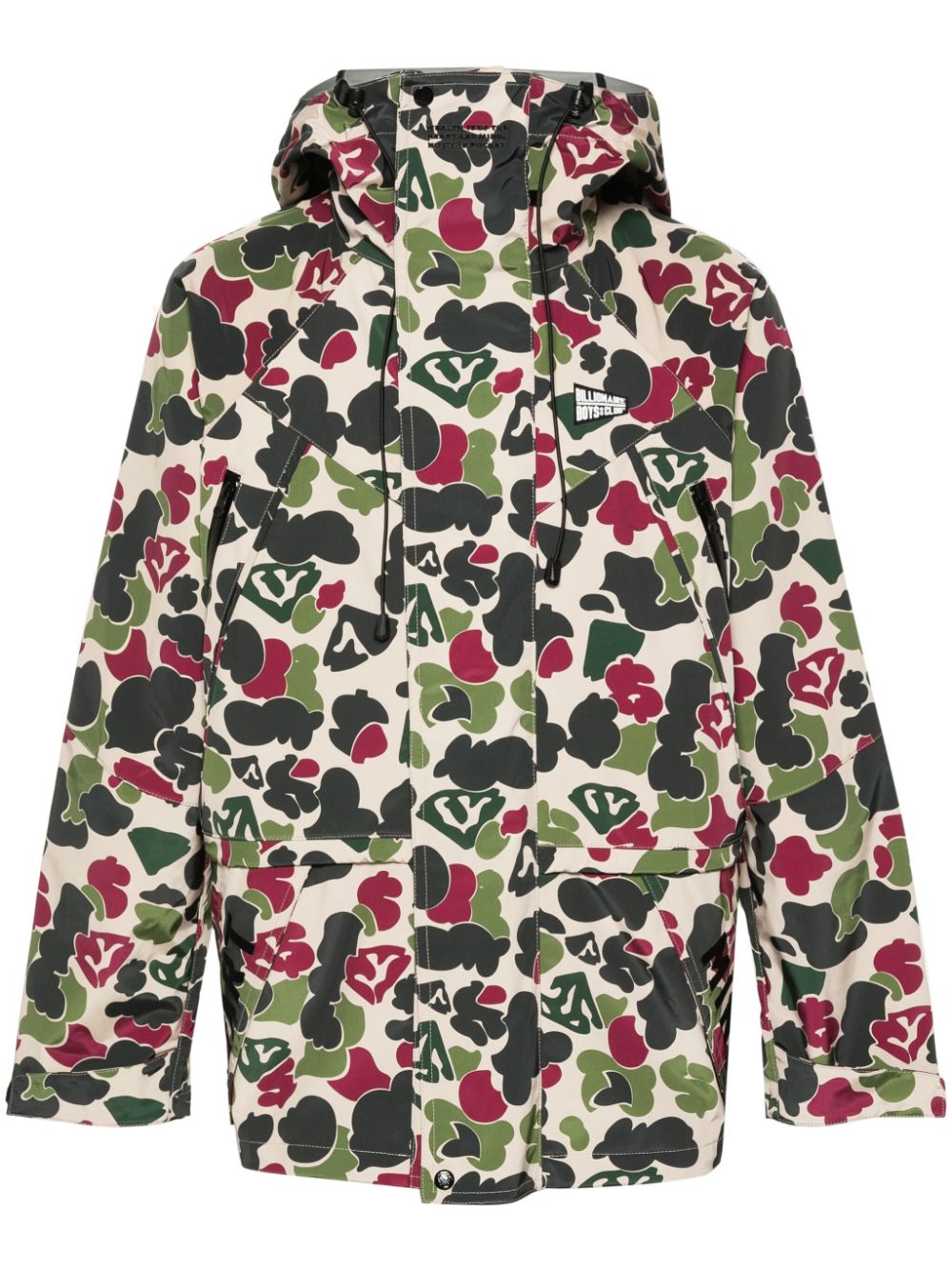 Billionaire Camouflage Print Scuba Jacket — Multicolor