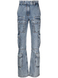 Givenchy Cargo Denim Jeans — Light Blue