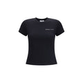 Camiseta de algodón Off-White con logo estampado - Negro
