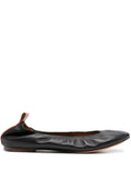 Lanvin Calf Leather Ballet Flat — Black