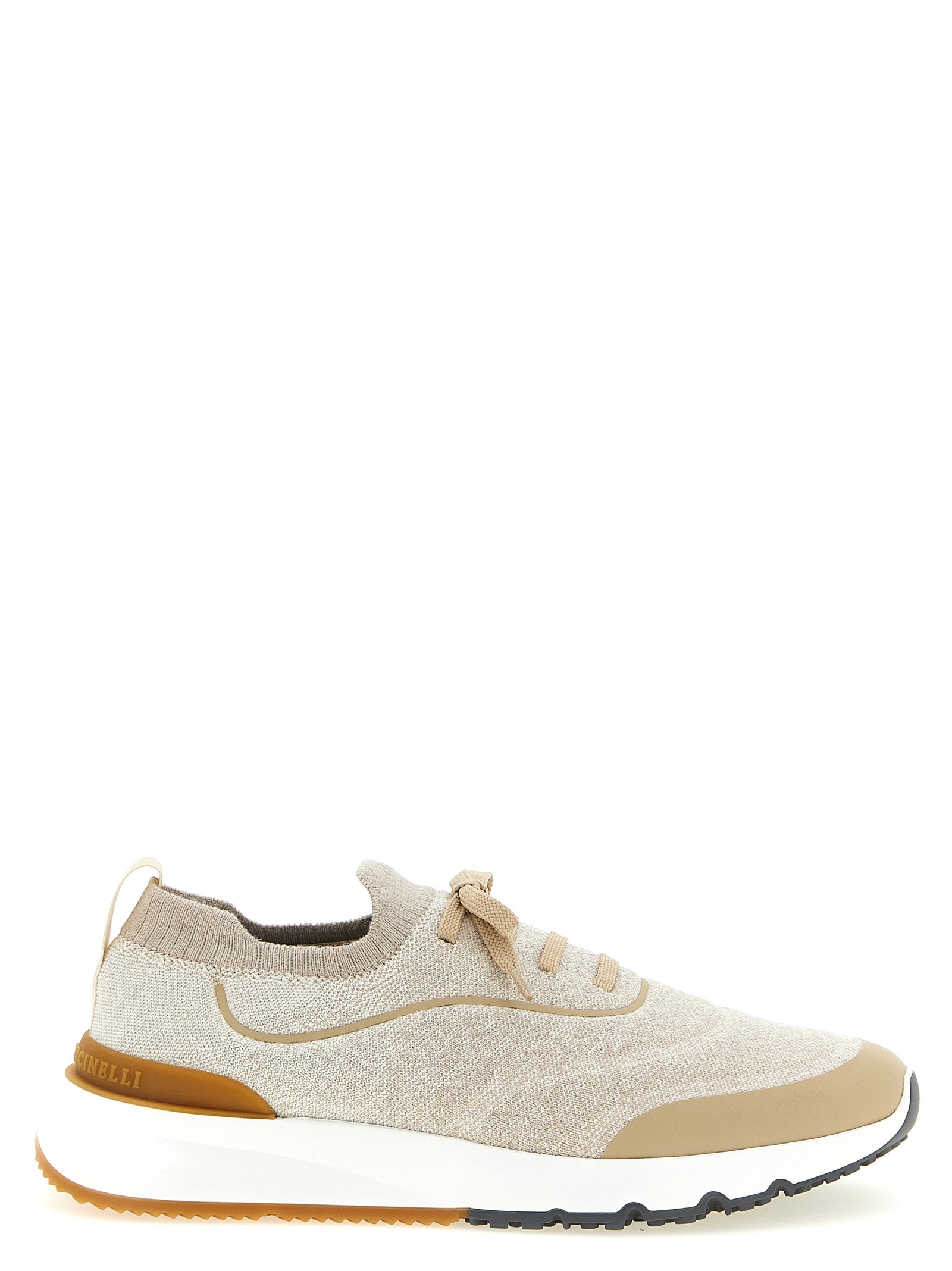 Brunello Cucinelli Runners Sneaker — Beige