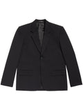 Balenciaga Blazer de Lana — Negro