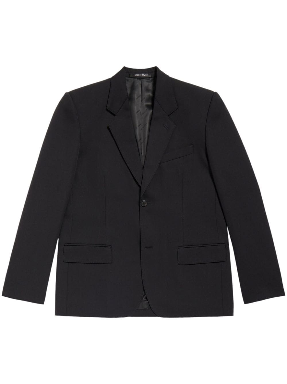 Balenciaga Blazer de Lana — Negro