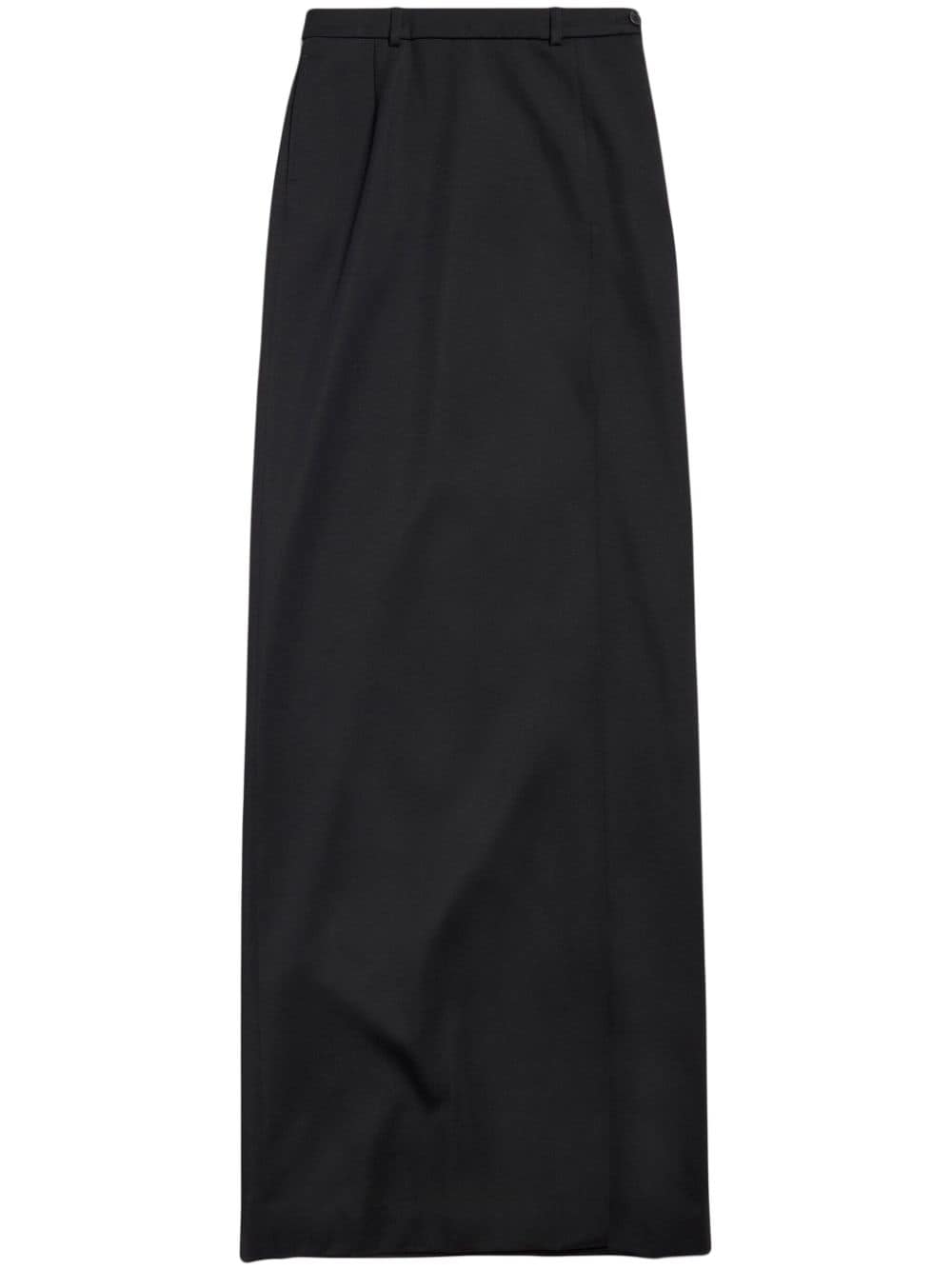 Balenciaga Tailored Floor-Length Skirt — Black