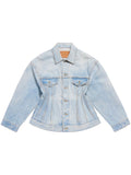Balenciaga Hourglass Jacket — Light Blue