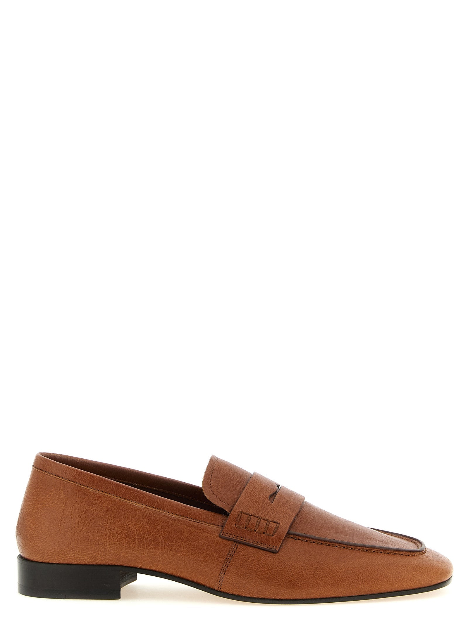 Dries Van Noten Lamb Leather Penny Loafer Loafer — Brown