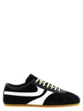 Dries Van Noten Bicolor Calfskin Sneaker — Black