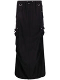 Coperni Tailored Cargo Skirt — Black