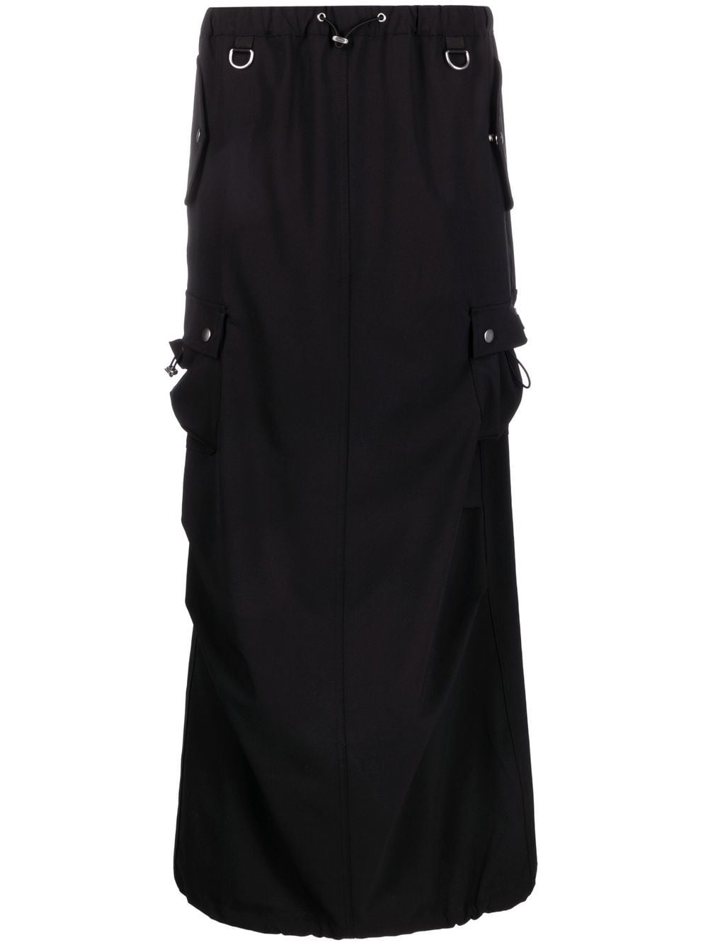Coperni Tailored Cargo Skirt — Black