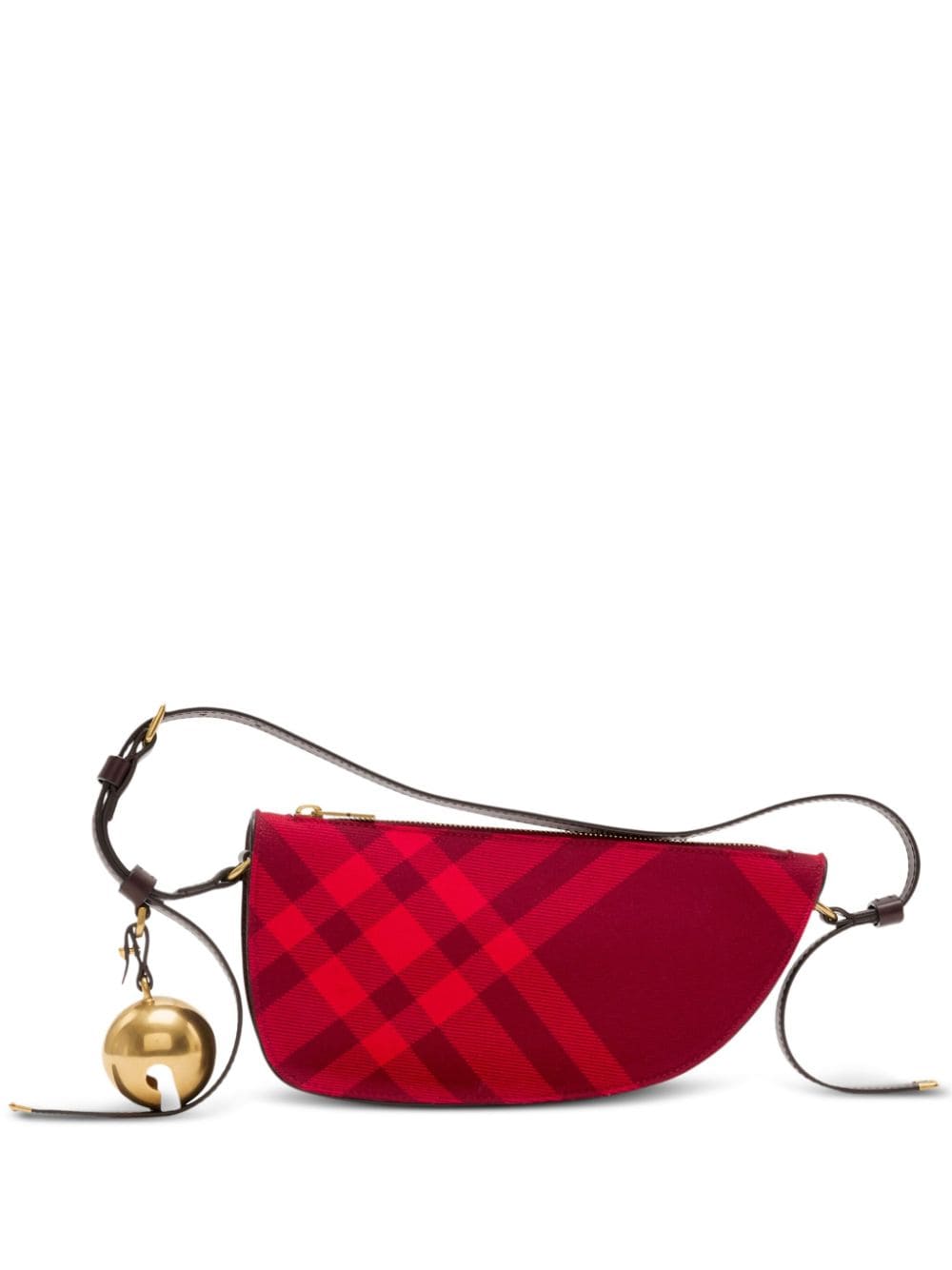 Burberry Shield Shoulder Bag — Red