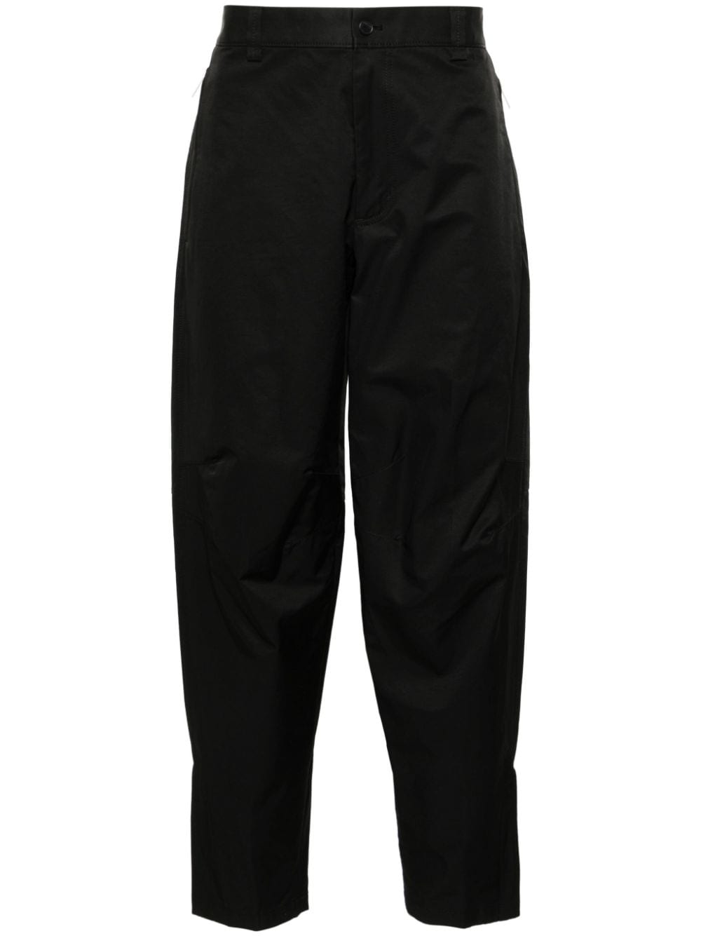 Lanvin Cotton Blend Biker Trousers — Black