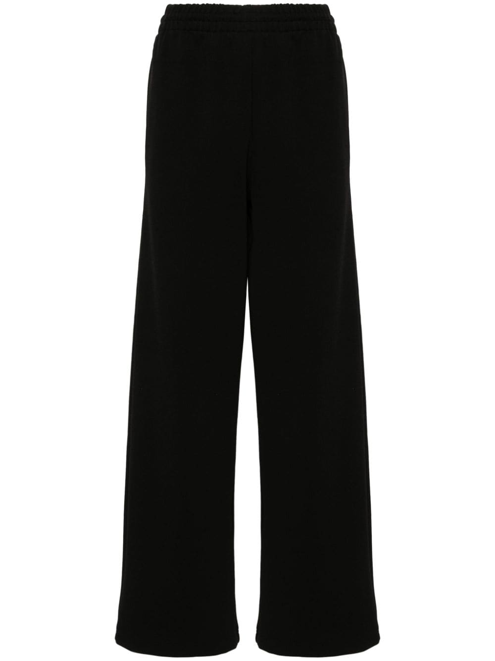 WARDROBE.NYC Ribbed Knit Joggers — Black