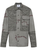 Marine Serre Camouflage Ripstop Overshirt — grey