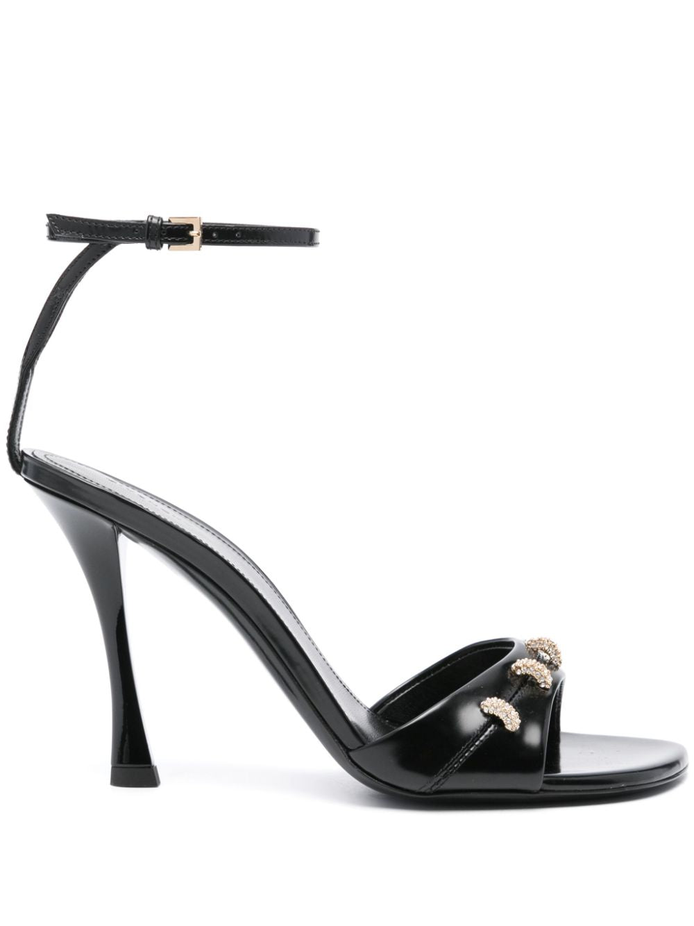 Givenchy Crystal-Embellished Heel — Black