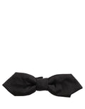 Dolce & Gabbana Silk Papillon Bow Tie — Black
