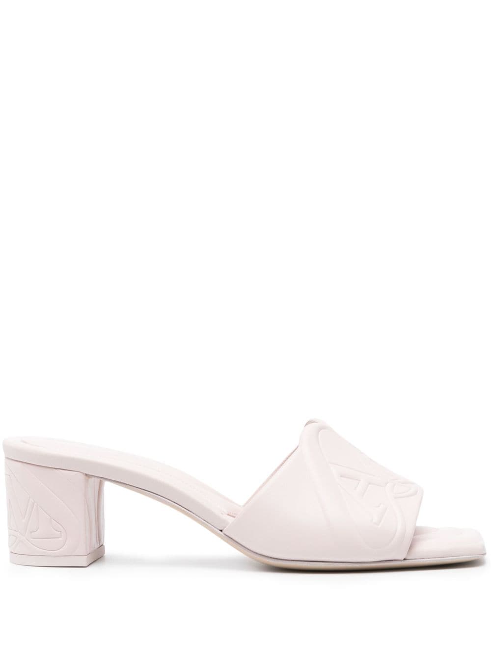 Alexander McQueen Seal Motif Mule — Pink