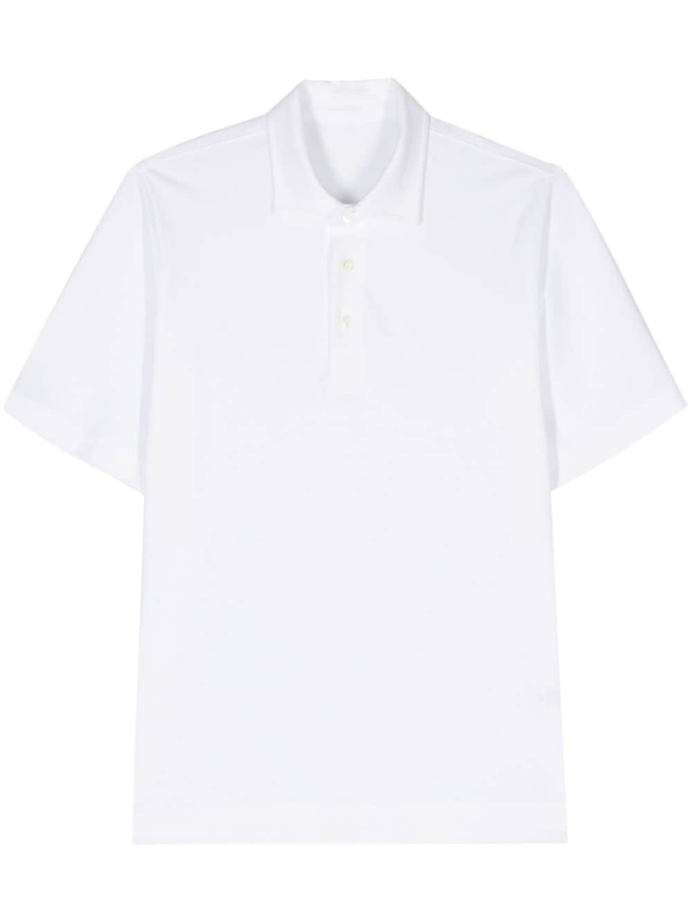 Circolo 1901 Stretch-Cotton Piqué Polo Shirt — White