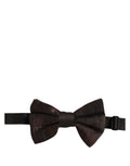 Dolce & Gabbana Silk Bow Tie — Brown