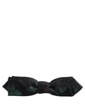 Dolce & Gabbana Silk with Metallic Shimmer Bow Tie — Multicolor
