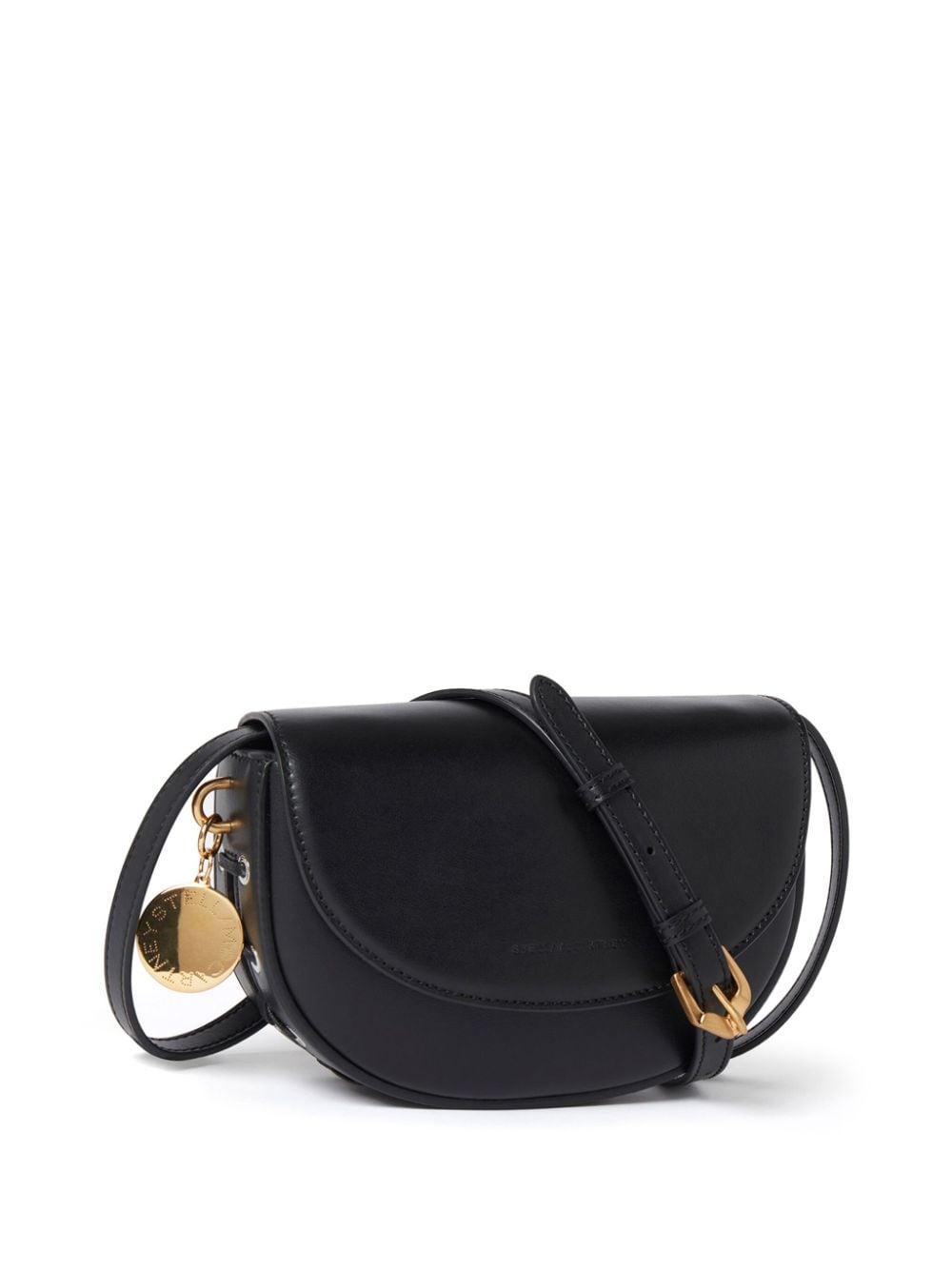 Stella McCartney Frayme Shoulder Bag — Black